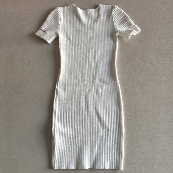 Alexander Wang Slit Sleeve Knit Dress ALT ASO Isabelle Lightwood - Picture 4 of 9